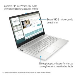 HP 15s-eq2110nf Ordinateur portable 39,6 cm (15.6") Full HD AMD Ryzen™ 5 5500U 16 Go DDR4-SDRAM 512 Go SSD Wi-Fi 5 (802.11ac)
